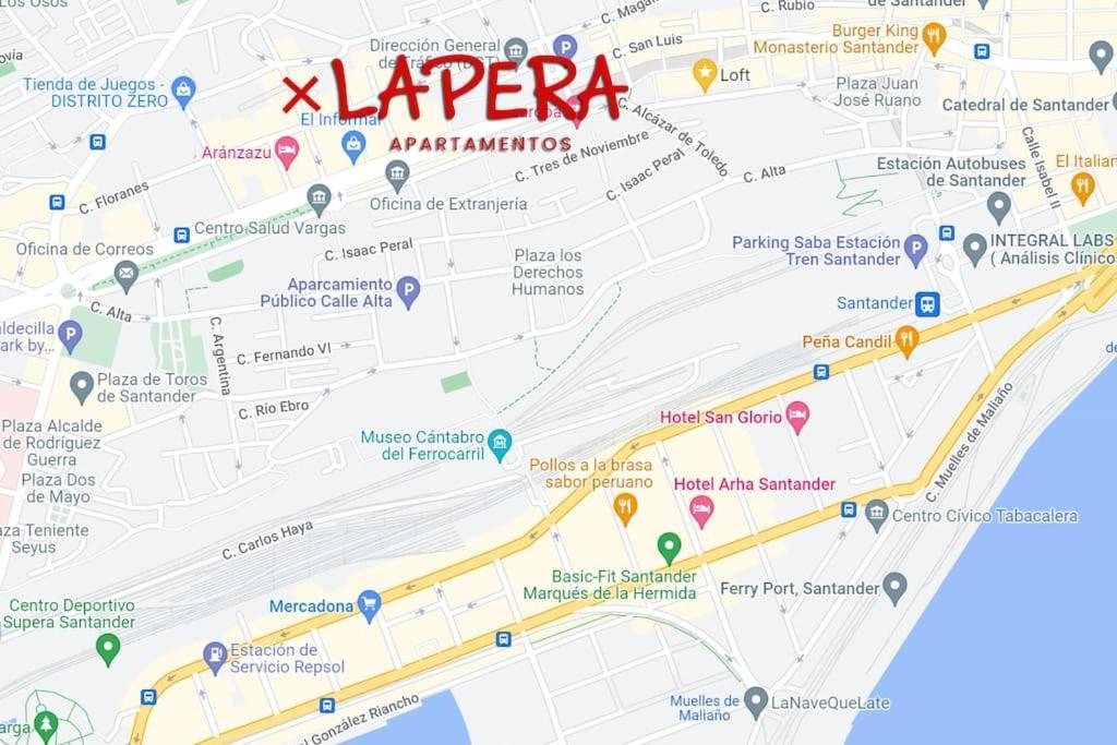 Alojamientos Turisticos Con Terraza En Santander Lapera Buitenkant foto